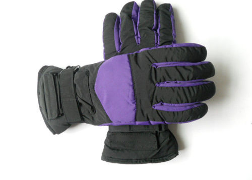 Healthy Rechargeable Lithium Battery Heated Gloves / Hand Warmer Blackpurple