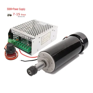 High-Power 500W CNC Spindle Motor Kit with 52mm Diameter and Air Cooling System for Enhanced Engraving Machine Performance