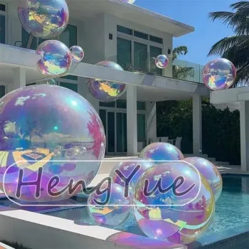 Hengyue PVC Inflatable Disco Mirror Ball for Wedding Party Events Decoration