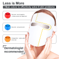 Кристаллический светодиодный маска маска силиконовой легкий для Ance
