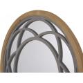 Rustic Round Decorative Large Wall Mirror