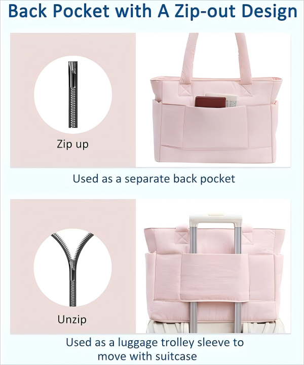 2025 Ladies Polyester Quighted Puffer Bag