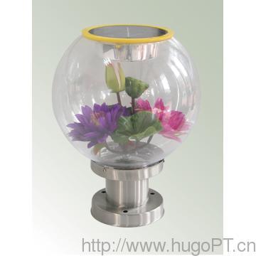 Hugo Solar flower glass Lamp spacer Column Light