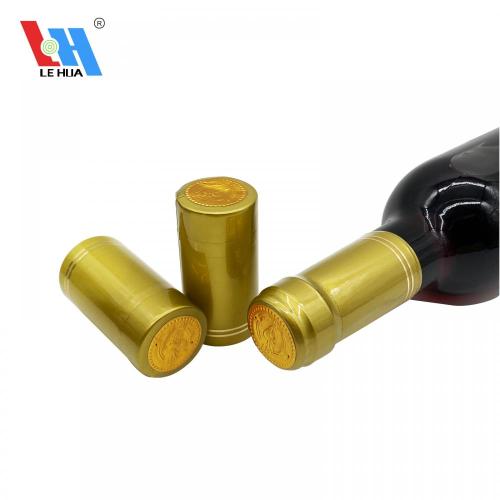 Customized Golden Color PVC Heat Shrinkable capsule