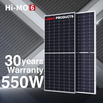 Factory OEM Longi Solar Panels: 540W, 550W, and 560W PERC Monocrystalline PV Modules