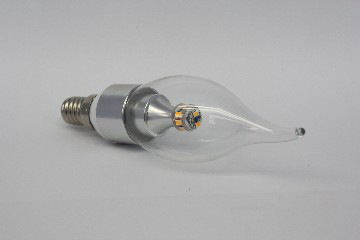 led candle bulbs, Transparent cover, dimmable CE-EMC, CE-LVD approval.