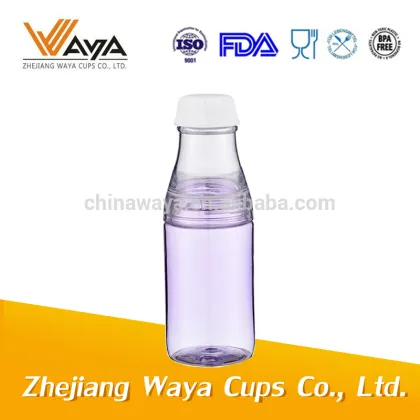 BPA free single wall Tritan plastic milk bottle