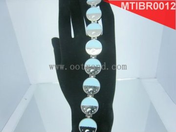 Women Bracelet, Titanium Jewelry with epoxy technics, health to body