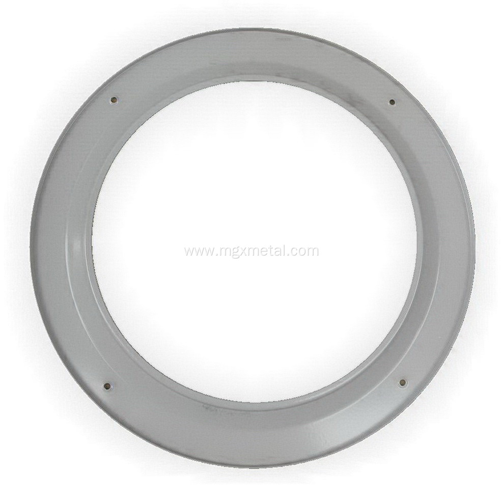 Metal Garage Round Firedoor Window Frame Vision Lite