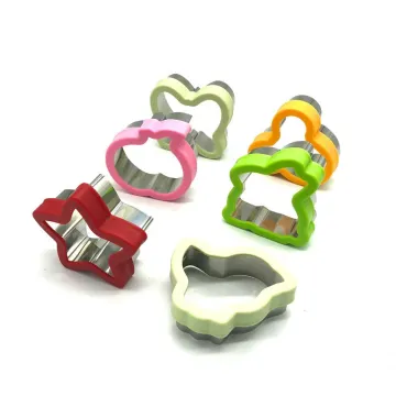 Wholesale Cute Shape Custom 6-Piece Stainless Steel Sandwich Cutters Set for Kids