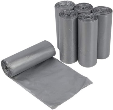 Zero Waste Produce Clear Plastic Liners Sacks with Handles Garbage Large Trash Bags