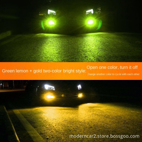2pcs Double Color H11 LED High Quality Auto Fog Lamp Bulbs - H1 H3 H7 H8 9006 HB4