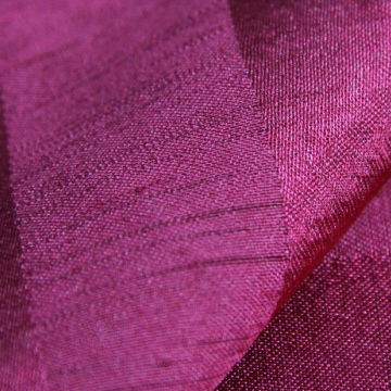 Polyester stripe shantung fabric dupion slub slubbed fabric,used for curtain hometextile