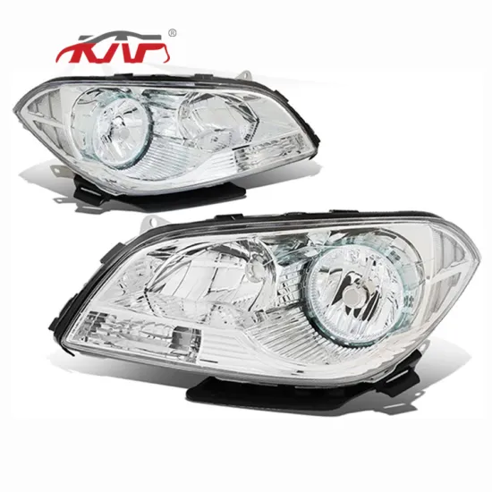 Car Head light lamp Auto Headlamp GM2503307 GM2502307 Chrome Housing Headlights Replacement for Chevy Malibu 2009 2010 2011 2012