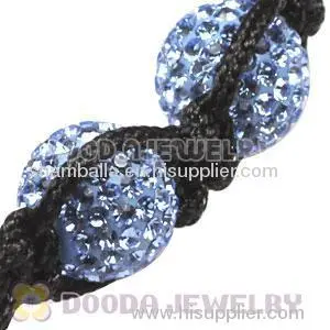 Fashion Blue Swarovski Crystal Shamballa Bracelet Tp2010 