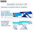 Low Profile Double Scissor Lift with Extention