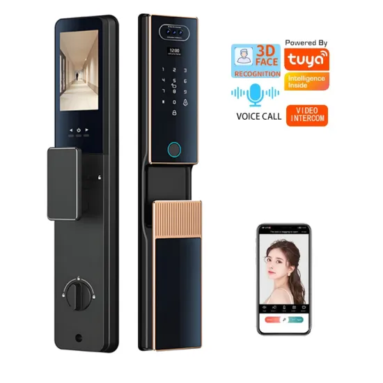 Face Recognition Camera Tuya Wifi Digital Door Lock
