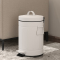 Stainless Steel Lid Trash Can without Fingerprint