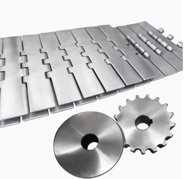 812 Stainless Steel Chain Plate Single Hinge Straight Row Flat Top Chain