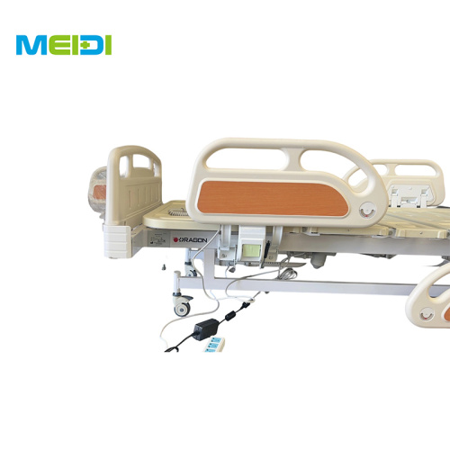 Luxury 3-Crank Electric Hospital Bed Medical Equipment Multifunction ABS Adjustable for Clinic Patients