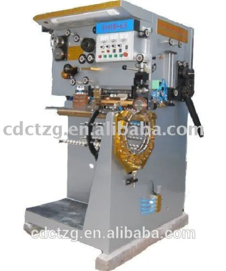 Semi-automatic beverage chemical tin can welding machine