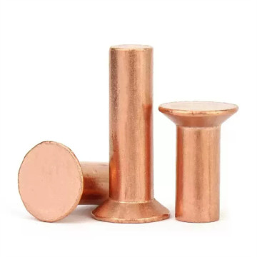 Shop for High-Quality M2 to M8 DIN 661 Flat Countersunk Head Solid Copper Rivets Online