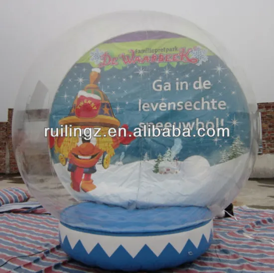 hard-wearing quality The newest product inflatable christmas snow globes for Events or Advertising