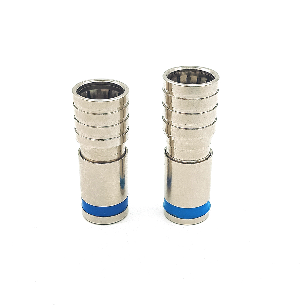 Quick Push Type F Male RG6 Compression Connector