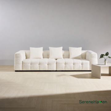 Modular Straight Fabric Sofa for Living Room Use
