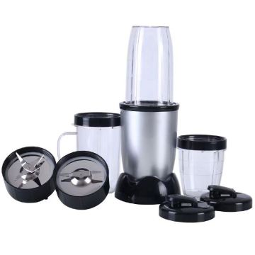 265340 Tragbarer elektrischer Tischmixer: 600W/900W, niedriges Rauschen, 3-in-1-Funktionalität mit Glasglas