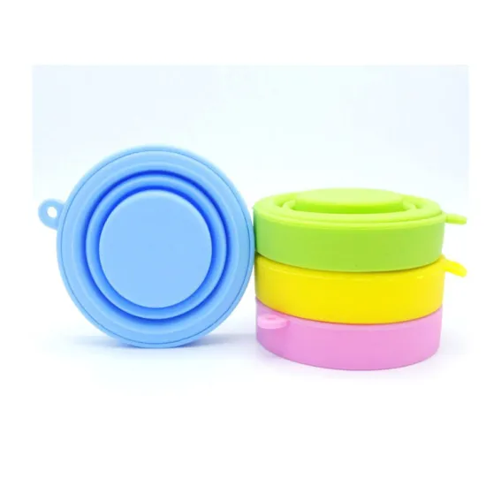 170ml Custom Logo Collapsible Foldable Eco Friendly Silicone Water Bottle