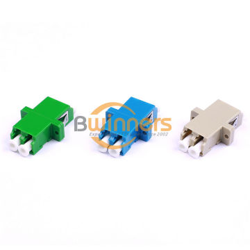 LC / APC UPC PC DX Type d'assemblage symétrique avec Adaptateur de câble à fibre optique duplex de la bride