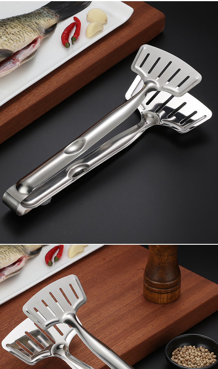 stainless steel kitchen tongs