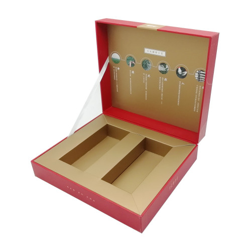 Paper book shape tea packaging box