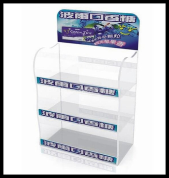 3 tiers acrylic display,clear acrylic display shelf,acrylic store shelf