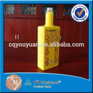 500ml packaging glass liquor empty roll on bottle