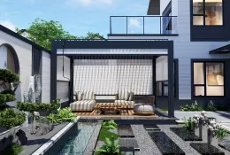 145 Series Motorized Aluminum Bioclimatic Pergola