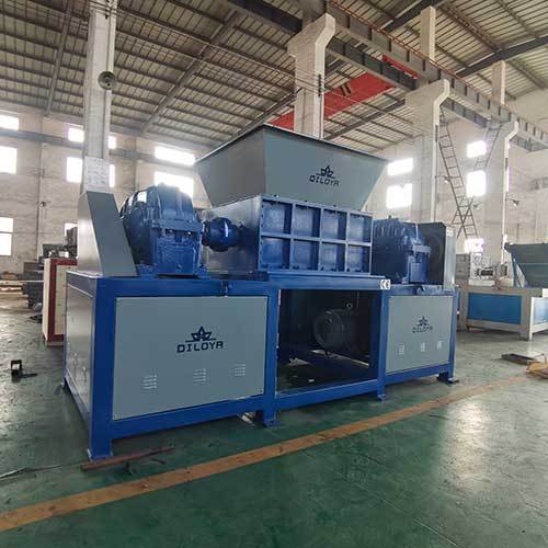 CE Plastic Drums Twin Shaft Shredder Twin Shaft Plastic Pallets Shredder Factory