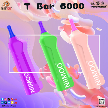 T Bar 6000 Pro Electronic Thuốc lá