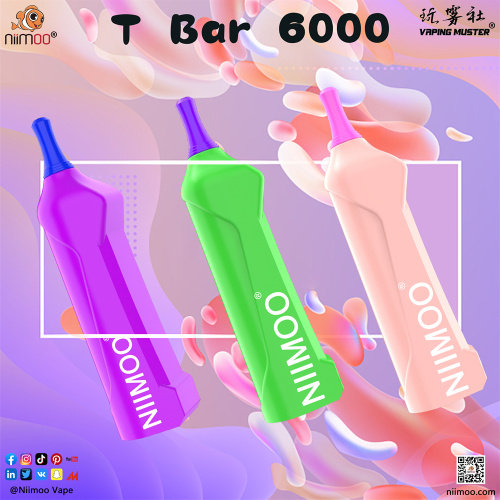 T Bar 6000 Pro Electronic Rokok