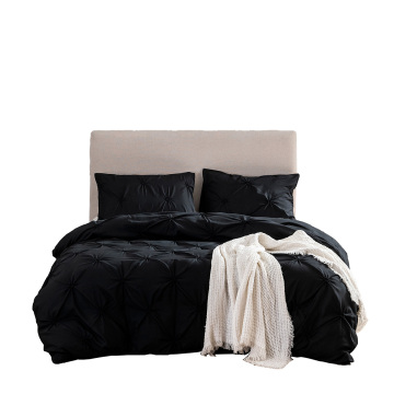 Elegant Comfort Luxury Bedding Set: Twist Flower Duvet Cover with Pillow Case
