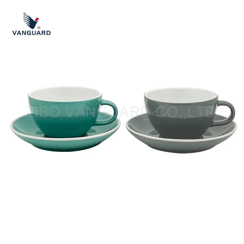 Hot Sale Fine Porcelain Cappuccino Coffee Cup Saucer Set