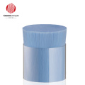 Recycled plastic flat brush filament for cosmetic brush