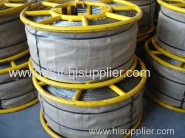 18 Strands Anti Twisting Galvanized Steel Wire Rope 