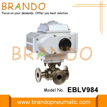 Stainless Steel Tri-Clamp Electric Actuator Ball Valve