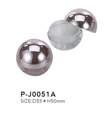 Ball shape loose powder container