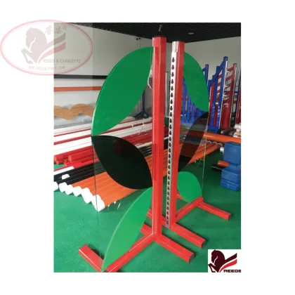 Aluminum Barriers and Standards for Horse Jumps