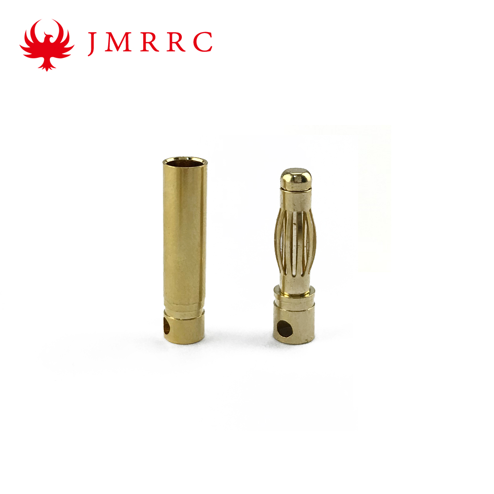 4mm Gold Bullet Banana Connector Plug For Drone Esc Battery Motor