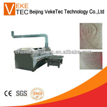 Embossing dies etching machine