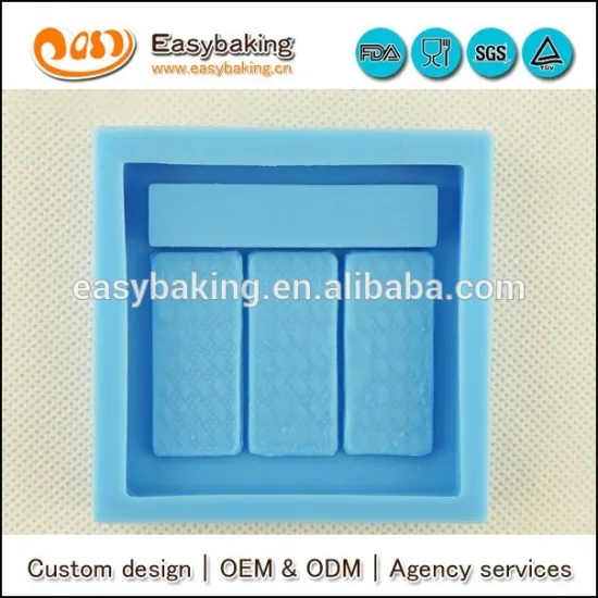 Customized eye shadow powder silicone soap molds